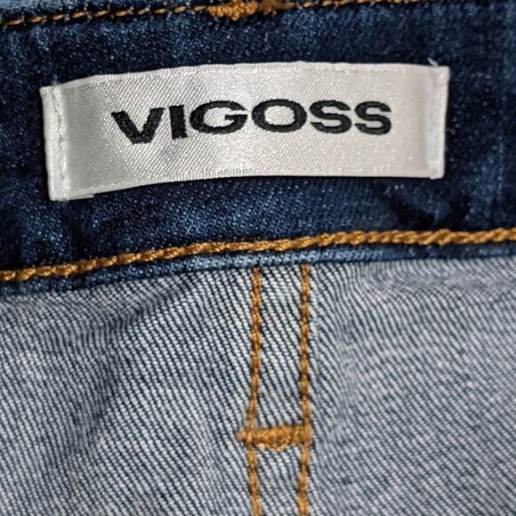 NWT Vigoss Frankie Slim Straight Leg Jeans Dark Wash Women's Size 31 - Picture 10 of 14